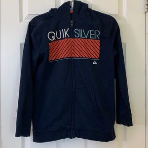 QUICK SILVER BOY'S HOODIE JACKET,LARGE